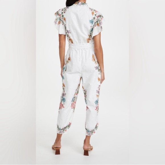 FARM Rio Louise Floral Embroidered Jumpsuit XL - Picture 2 of 14